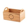 Oak Condiment Holder with Inscription 230 x 145 mm - Olympia - Fourniresto