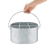 Galvanized Table Organizer 245 x 175 mm - Olympia - Fourniresto