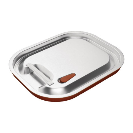 Airtight Stainless Steel and Silicone Lid for GN 1/2 Pan - Vogue - Fourniresto