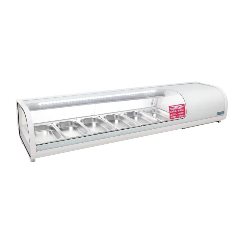 Refrigerated Tapas Display 6 x GN 1/3 - Polar Refrigerated Tapas Display 6 x GN 1/3 - Polar
