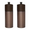 Wood and Copper Salt and Pepper Mills 150 mm - Olympia - Fourniresto