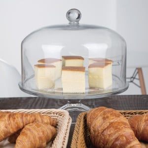 Cloche à Gâteau en Verre Ø 285 mm - Olympia - Fourniresto