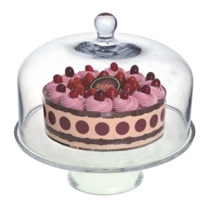 Cloche à Gâteau en Verre Ø 285 mm - Olympia - Fourniresto