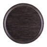 Non-slip Round Wenge Tray Ø 450 mm - Roltex - Fourniresto