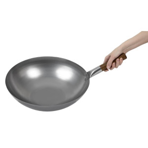 Londonwok Steel Hemisphere Bottom Wok Ø 38 cm - FourniResto - Fourniresto