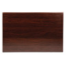 Plateau de Table Rectangulaire Pré Percé Marron Foncé - Bolero - Fourniresto