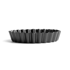 Moule à Tartelette Cannelé Antiadhésif avec Fond Amovible 10 cm - Lot de 3 - Vogue - Fourniresto