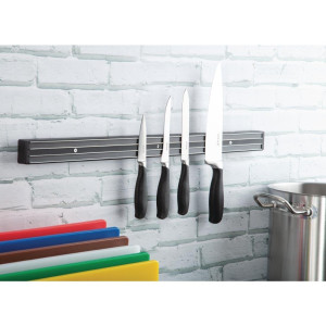 Large Magnetic Knife Holder 610mm - Vogue - Fourniresto