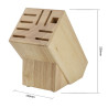 Wooden 9-Piece Knife Block - Vogue - Fourniresto