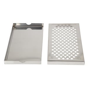 Stainless Steel Bar Receiver Tray - FourniResto - Fourniresto