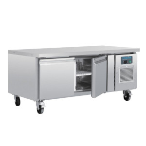 Refrigerated positive base GN 1/1 Series U 2 doors 214L - Polar - Fourniresto