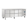 Refrigerated Table Gn 1/1 Ventilated 8 Drawers Series U - 616 L - Polar