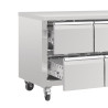 Tischkühlschrank GN 1/1 Umluft 8 Schubladen Serie U - 616 L - Polar