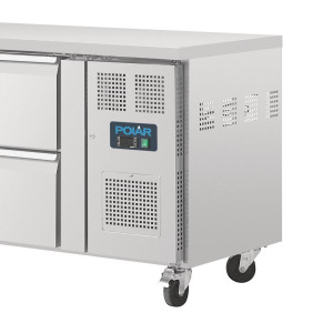 Tischkühlschrank GN 1/1 Umluft 8 Schubladen Serie U - 616 L - Polar