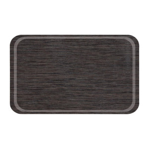 Rundes Melamin-Tablett Wenge Euronorm GN1/1 - Roltex - Fourniresto