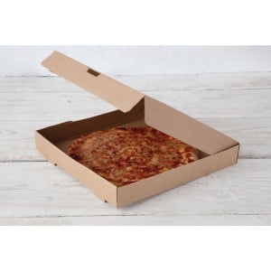 Pizzakartons Kraft 30 cm - Packung mit 100 Stück - Fiesta Green - Fourniresto