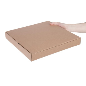 Kraft Pizza Boxes 35cm - Pack of 50 - Fiesta Green - Fourniresto