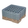 Glass Rack 36 Compartments Camrack Beige Max Height 215mm - Cambro - Fourniresto