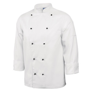 Kochjacke Unisex Chicago Langarm Weiß Größe L - Whites Chefs Clothing - Fourniresto