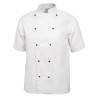 Kochjacke Unisex Chicago Kurzarm Weiß Größe Xs - Whites Chefs Clothing - Fourniresto