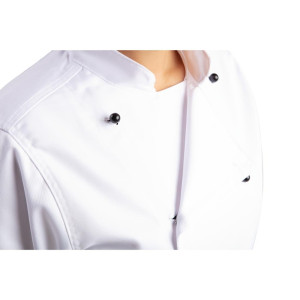 Veste De Cuisine Mixte Chicago Manches Courtes Blanche Taille Xxl - Whites Chefs Clothing - Fourniresto