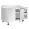 Refrigerated Table with 2 Doors and Backsplash - 282 L - Polar - Fourniresto