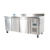 Refrigerated Table with Backsplash 3 Doors - 417 L - Polar - Fourniresto