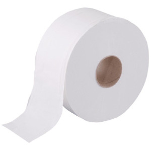 Toilet Paper Rolls 2 Ply Mini Jumbo 150m - Pack of 12 - Jantex