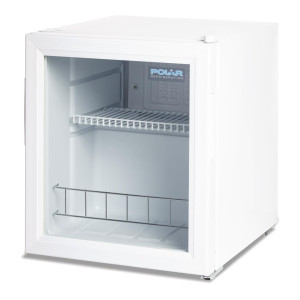 White Counter Top Positive Refrigerated Display Case C Series - 46L - Polar - Fourniresto