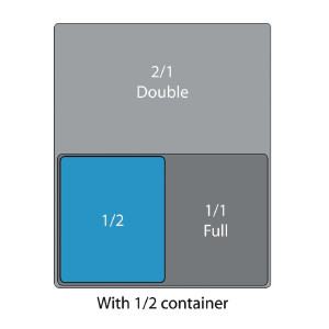 Luftdichter Polypropylen-Deckel - GN 1/2 - Cambro - Fourniresto