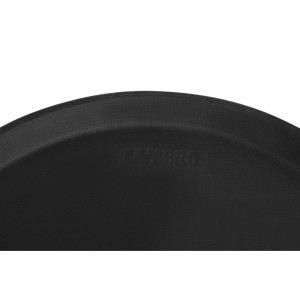 Plateau de Service Rond Fibre de Verre Antidérapant Camtread Noir Ø 355mm  - Cambro - Fourniresto