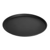 Round Non-Slip Fiberglass Camtread Black Service Tray Ø 405mm - Cambro - Fourniresto