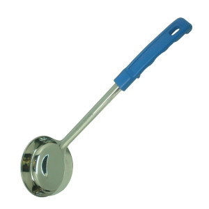 Blaue Edelstahl-Schöpfkelle - 237ml - FourniResto