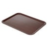 Smooth Laminate Capri Mahogany Tray 430mm - Cambro - Fourniresto