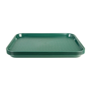 Green Plastic Fast Food Tray - Olympia KRISTALLON - Fourniresto