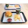 Schwarzes Kunststoff-Fast-Food-Tablett - Olympia KRISTALLON - Fourniresto