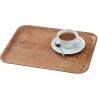 Laminate Surface Grained Tray Madeira Olive Brown 430 mm - Cambro - Fourniresto