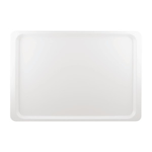 Plateau de Service en Polyester Euronorme 530 x 370mm Blanc - Roltex - Fourniresto