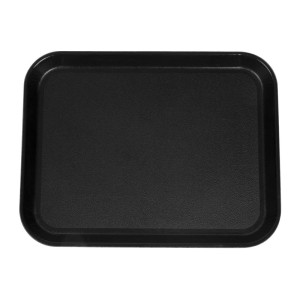 Rechteckiges rutschfestes Tablett aus Glasfaser EpicTread Schwarz 350mm - Cambro - Fourniresto