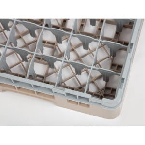 Glass Rack 36 Compartments Camrack Beige - L 500 x W 500mm - Cambro