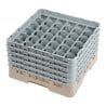 Glass Rack 36 Compartments Camrack Beige - W 500 x D 500mm - Cambro