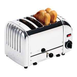 Toaster 4 Scheiben aus Edelstahl - 130 Scheiben/h - Dualit