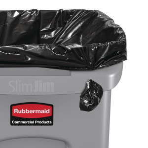 Conteneur Gris Slim Jim - 87L - Rubbermaid