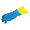 Waterproof Light Chemical Protection Blue and Yellow Gloves Mapa 405 - Size XL - Mapa