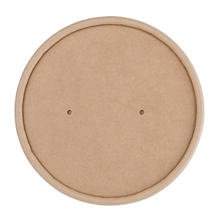 Paper Lids for Soup Pots - Ø 100 mm - Pack of 500 - Fiesta Green