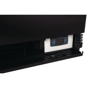 Schwarze Kühlvitrine Serie C - 68 L - Polar