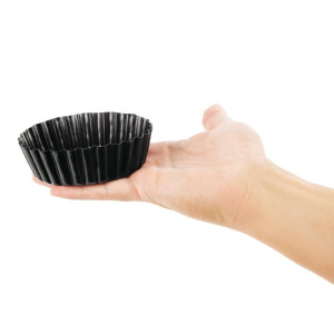 Deep Fluted Non-Stick Quiche Mold - Ø 100mm - Vogue