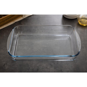 Rechteckige Backform aus Glas - 3,7 L - Pyrex