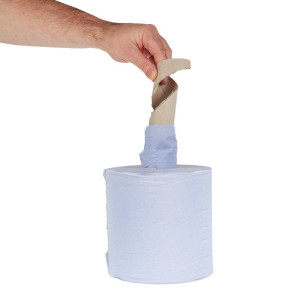 Central Feed Roll 1 Ply - Blue - Jantex