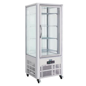 Patisserie-Vitrine aus Edelstahl mit 1 Glastür Serie G - 400L - Polar - Fourniresto